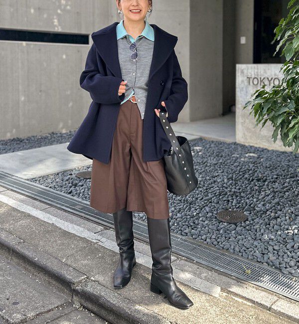 NOLLEY'S「【一部WEB限定アイテム】SP140リバーコート起毛メルトン仕上げ」|その他|