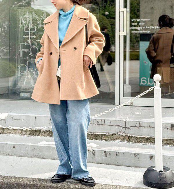 NOLLEY'S「【一部WEB限定アイテム】SP140リバーコート起毛メルトン仕上げ」|その他|