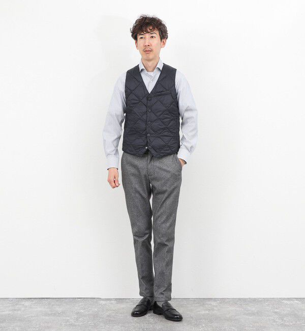 NOLLEY'S goodman「【TAION/タイオン】SINGLE SNAP BUTTON DOWN GILET 25AW」|ダウンベスト・ベスト|