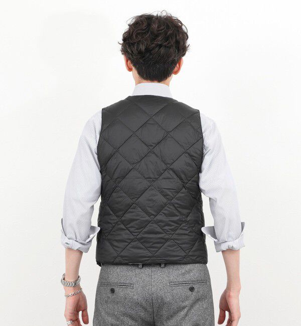 NOLLEY'S goodman「【TAION/タイオン】SINGLE SNAP BUTTON DOWN GILET 25AW」|ダウンベスト・ベスト|