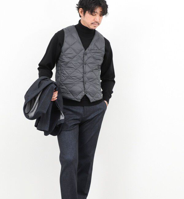 NOLLEY'S goodman「【TAION/タイオン】SINGLE SNAP BUTTON DOWN GILET 25AW」|ダウンベスト・ベスト|