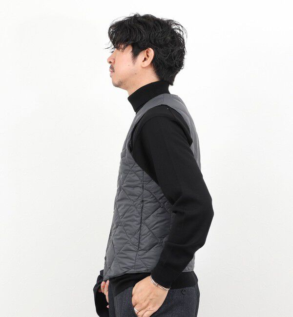 NOLLEY'S goodman「【TAION/タイオン】SINGLE SNAP BUTTON DOWN GILET 25AW」|ダウンベスト・ベスト|