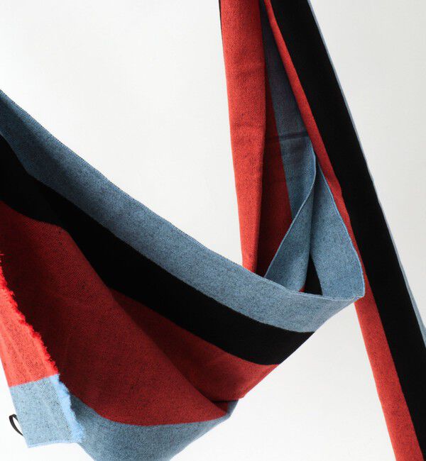 NOLLEY'S goodman「【SWOLE PANDA/スウォールパンダ】Bamboo Scarf Multi 30」|マフラー|オレンジ系1