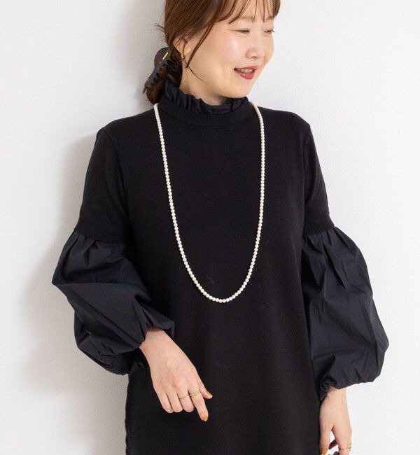 NOLLEY'S sophi「【MARILYN MOON/マリリーンムーン】14gwool 2way sleeve one-piece」|ワンピース|