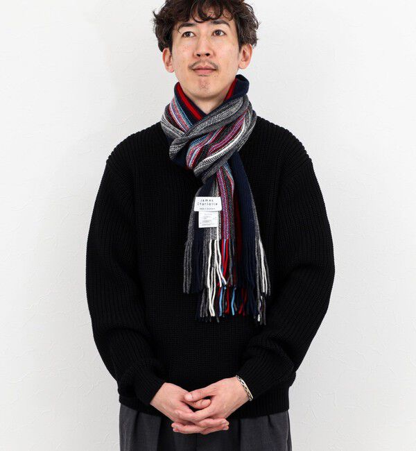 NOLLEY'S goodman「【JAMES CHARLOTTE/ジェームス・シャルロット】Lambswool Russell Muffler 25」|ストール|