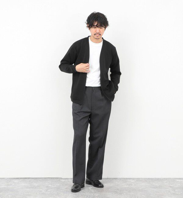 NOLLEY'S goodman「【ACTIVE SECT】《限定展開》接結ボタンレスカーディガン 25AW」|カーディガン|