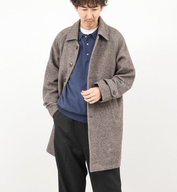 NOLLEY'S goodman「《ビジカジ対応》尾州ビーバーステンカラーコート 25AW」|ステンカラーコート|