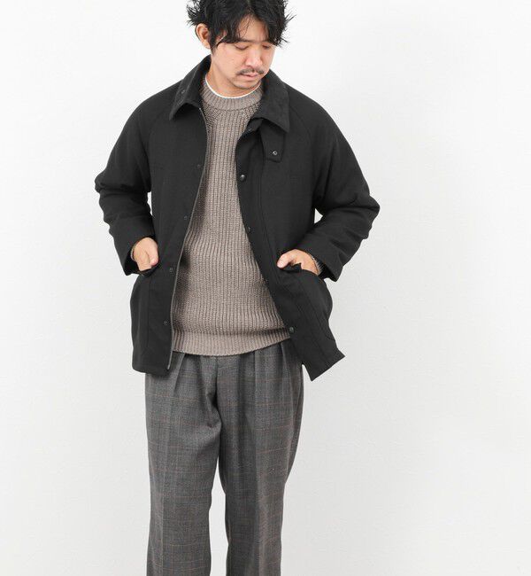 NOLLEY'S goodman「《ビジカジ対応》【TECHTWEED】【SORONA】中綿ユーティリティジャケット 25AW」|ブルゾン・スタジャン|