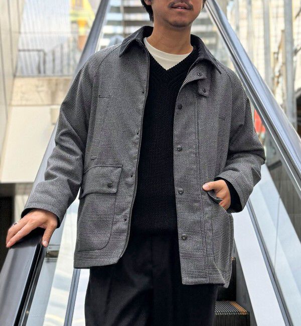 NOLLEY'S goodman「《ビジカジ対応》【TECHTWEED】【SORONA】中綿ユーティリティジャケット 25AW」|ブルゾン・スタジャン|