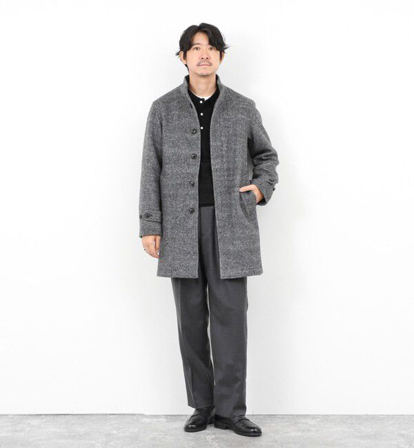 NOLLEY'S goodman「《ビジカジ対応》尾州ビーバースタンドカラーコート 25AW」|その他|