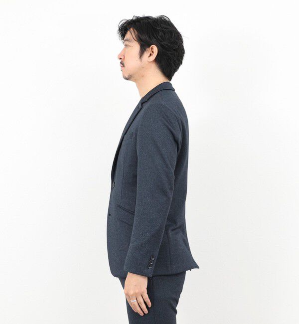 Stutostein「《ビジカジ/セットアップ対応》CORDURA 裏起毛ウォッシャブルストレッチジャケット 25AW」|テーラードジャケット|