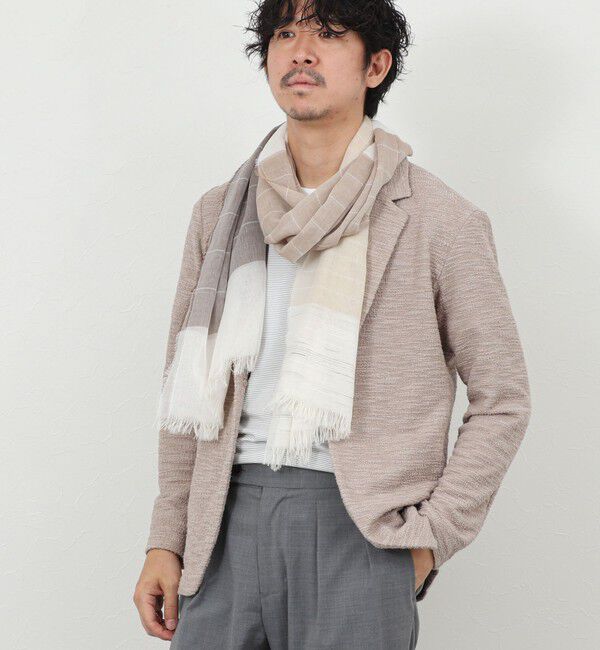 NOLLEY'S goodman「ライトボーダーストール80」|ストール|