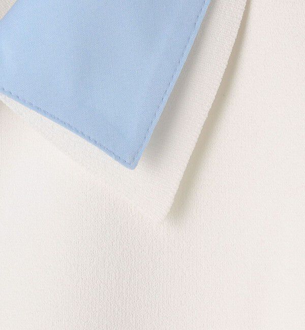 NOLLEY'S sophi「《手洗い可能》シャツレイヤード風スキッパーポロニット」|ニット・セーター|