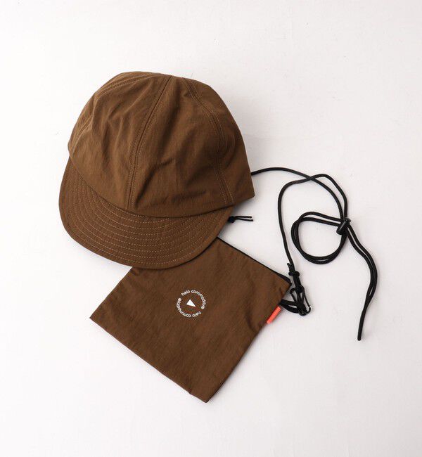 NOLLEY'S goodman「【halo commodity/ハロ コモディティー】Bend Banner Cap h261-201」|キャップ・キャスケット|キャメル