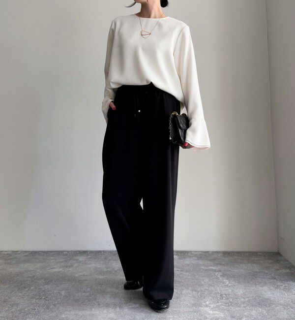 fredy emue「【累計販売数4万本突破！】とろみツイルストレートイージーパンツ」|チノ|