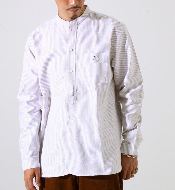 GLOSTER「【シーズンレス】【GEVACO】オックスバンドカラーシャツ」|シャツ・ブラウス|