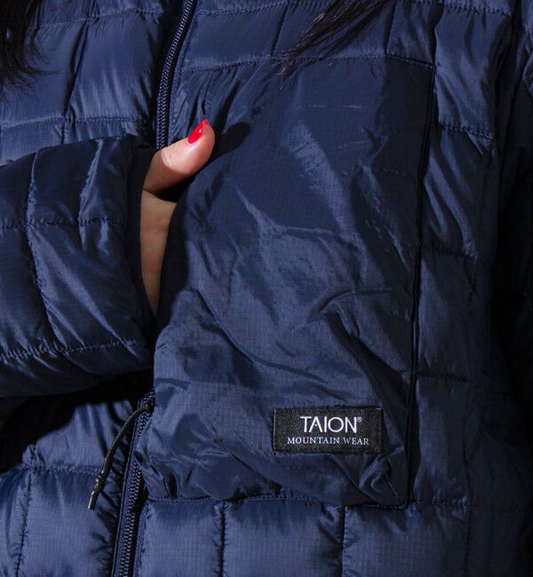 GLOSTER「【2WAYで着回せる】【UNISEX】GLOSTER配色別注 TAIONボア&times;ダウンブルゾン」|ダウン|