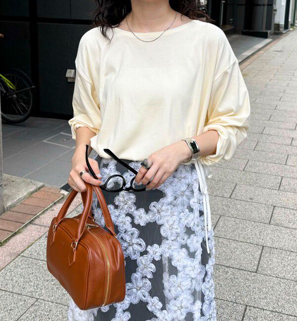 fredy emue「ルーズボートロンＴシャツ」|Tシャツ・カットソー|アイボリー