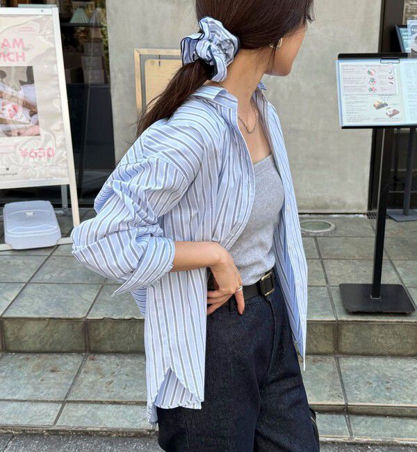 fredy emue「《WEB限定》ベーシックエンブロイダリーシャツ シュシュset」|シャツ・ブラウス|