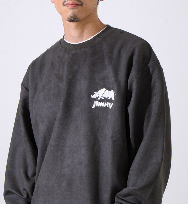 GLOSTER「【ロングセラーコラボ】ジムニー&times;GLOSTER フェイクスエードプルオーバー」|スウェット・ジャージ|