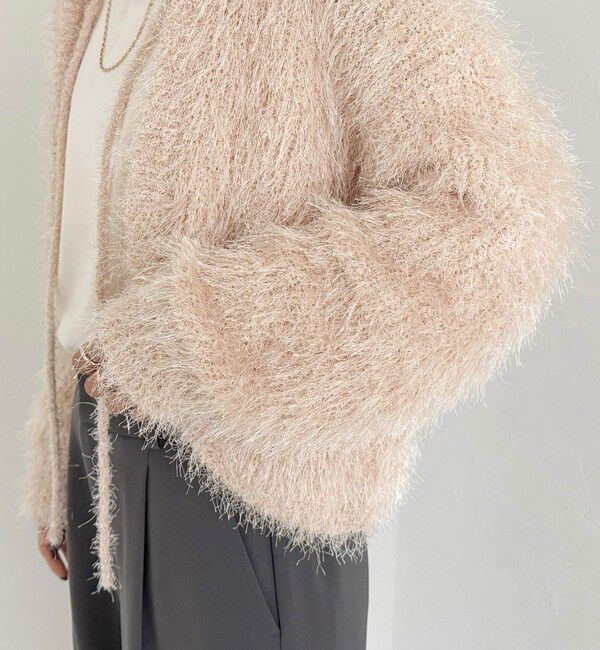 fredy emue「ポリフェザーニットボレロ」|カーディガン|