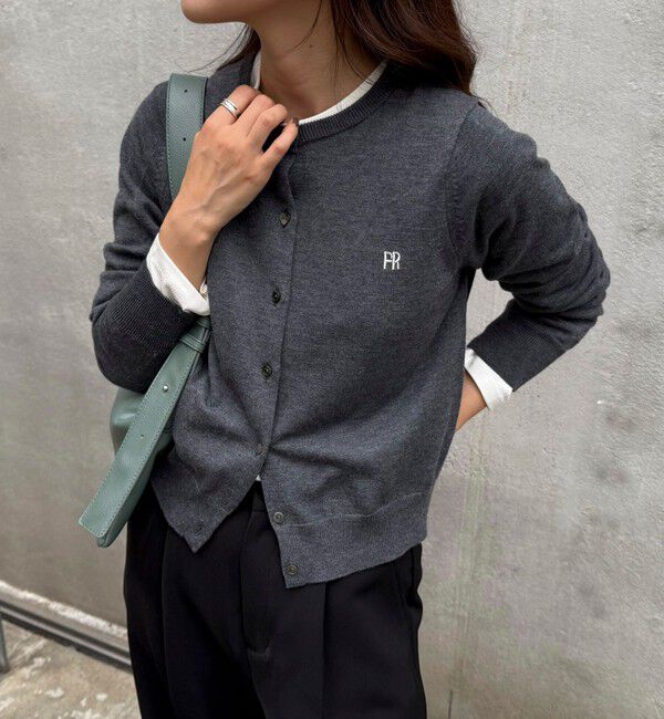 fredy emue「FR刺繍ベーシックカーディガン」|カーディガン|