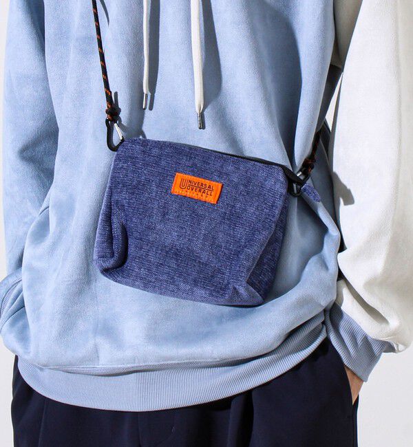 GLOSTER「【UNIVERSAL OVERALL】Uneven dyeing blanket サコッチ」|ショルダー・メッセンジャー|