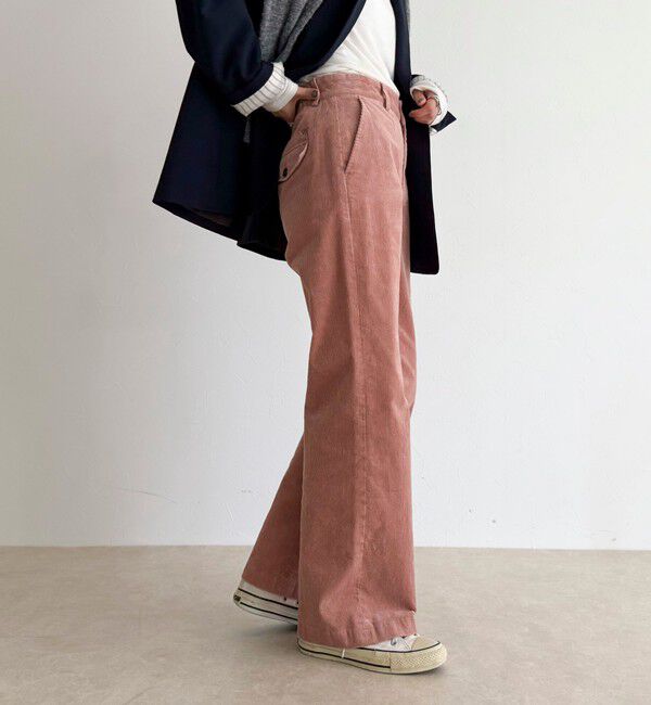 fredy emue「コーデュロイストレートパンツ」|チノ|