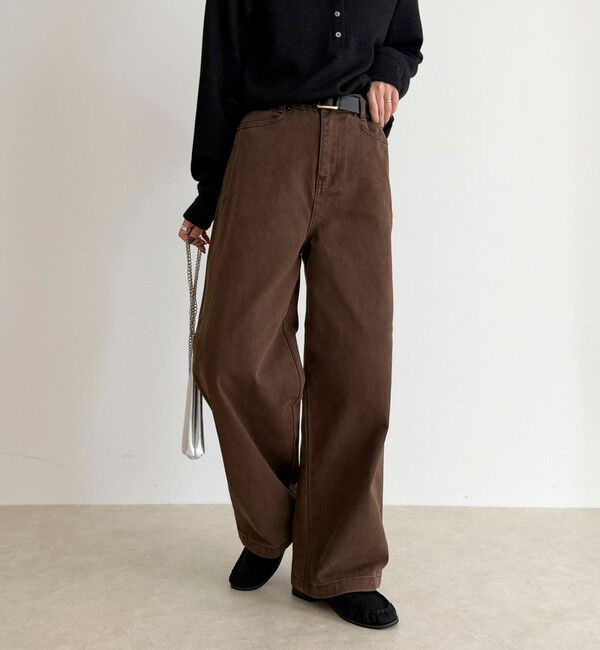 fredy emue「コットンツイルストレートパンツ」|チノ|