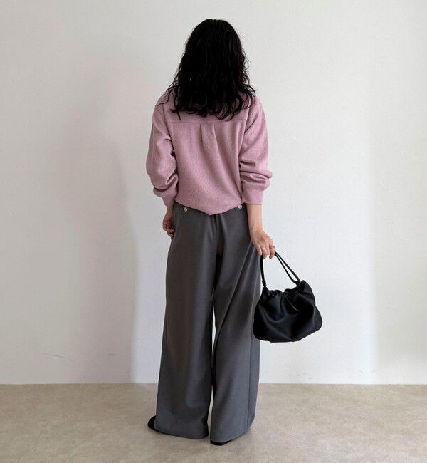 fredy emue「ニットソークロップドプルオーバー」|Tシャツ・カットソー|