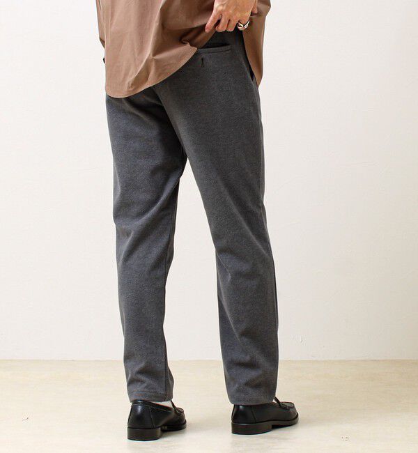 GLOSTER「【毎日穿けるきれい見え】ストレッチカルゼパンツ」|チノ|