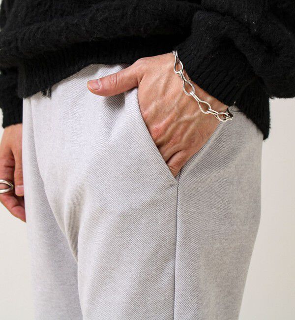 GLOSTER「【毎日穿けるきれい見え】ストレッチカルゼパンツ」|チノ|