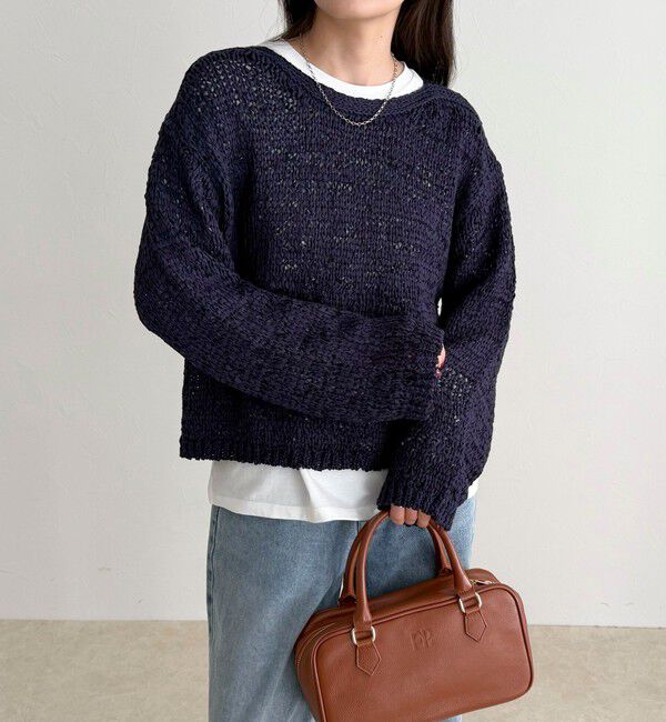 fredy emue「テープヤーンニットプルオーバー」|ニット・セーター|