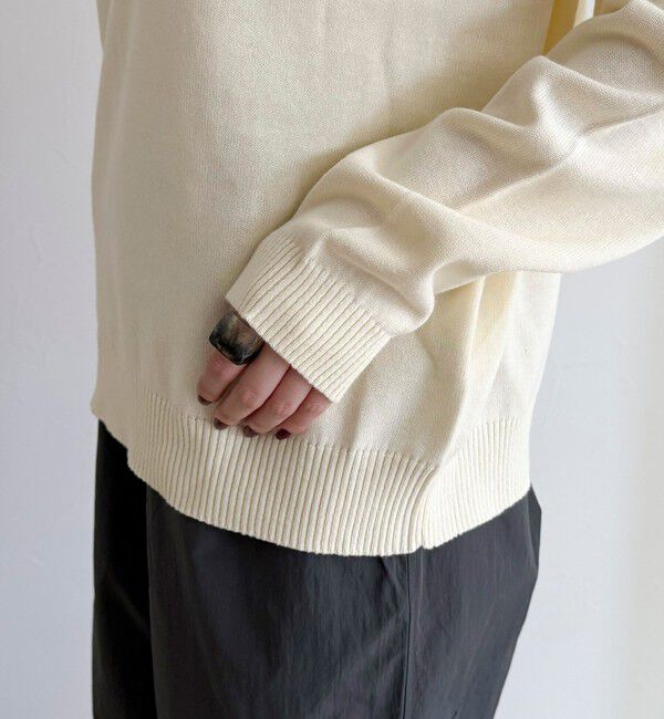 fredy emue「【GEVACO/ゲバコ】コットンラウンドネックプルオーバー」|ニット・セーター|
