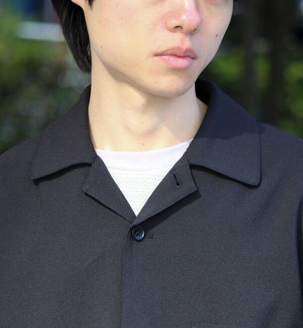 GLOSTER「【春夏に着たい上品素材】リネンタッチドビーワークシャツ」|シャツ・ブラウス|