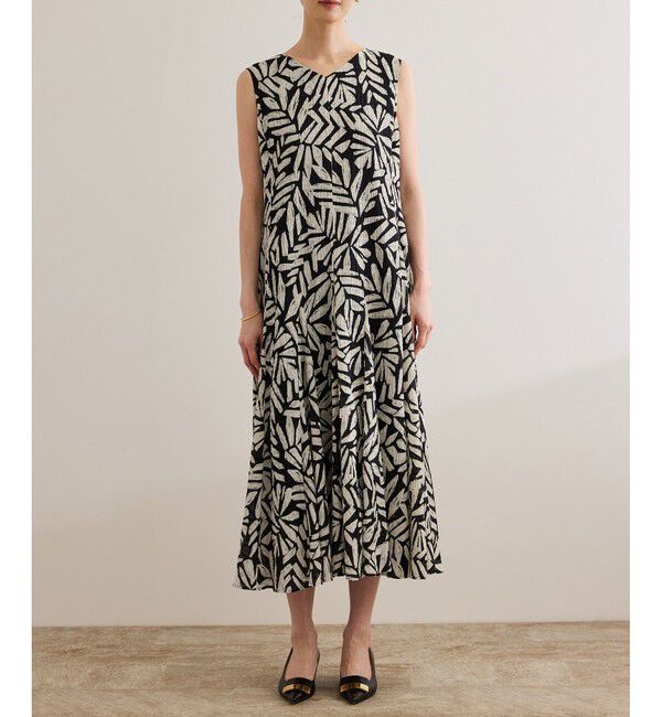 ROPE「【DEVEAUX（デヴォー）】Aラインフレアワンピース/洗える」|ワンピース|