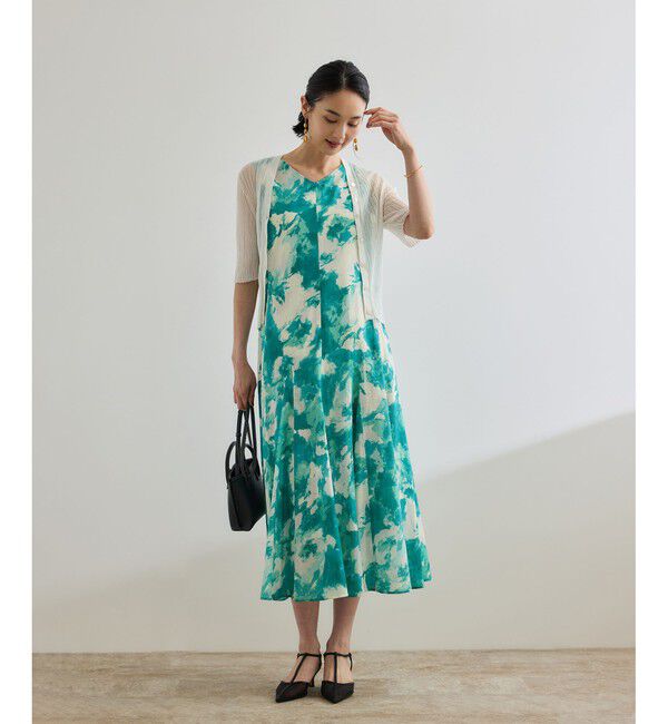 ROPE「【DEVEAUX（デヴォー）】Aラインフレアワンピース/洗える」|ワンピース|