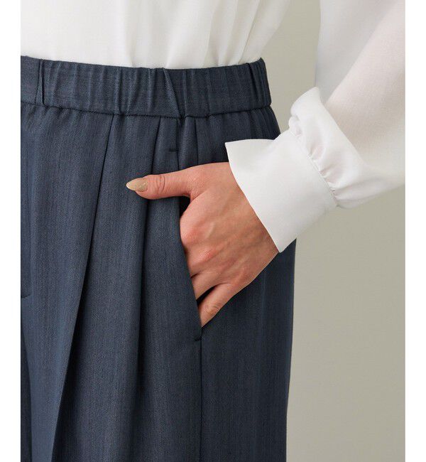 ROPE「イージータックワイドパンツ/イージーケア・セットアップ対応」|チノ|