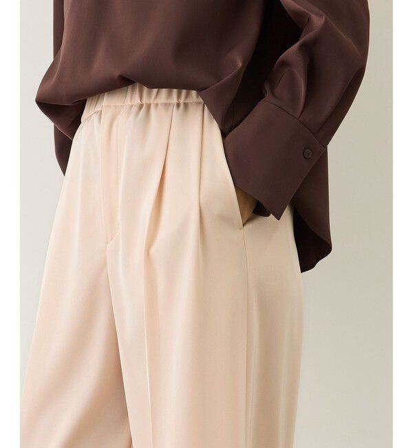 ROPE「イージータックワイドパンツ/イージーケア・セットアップ対応」|チノ|