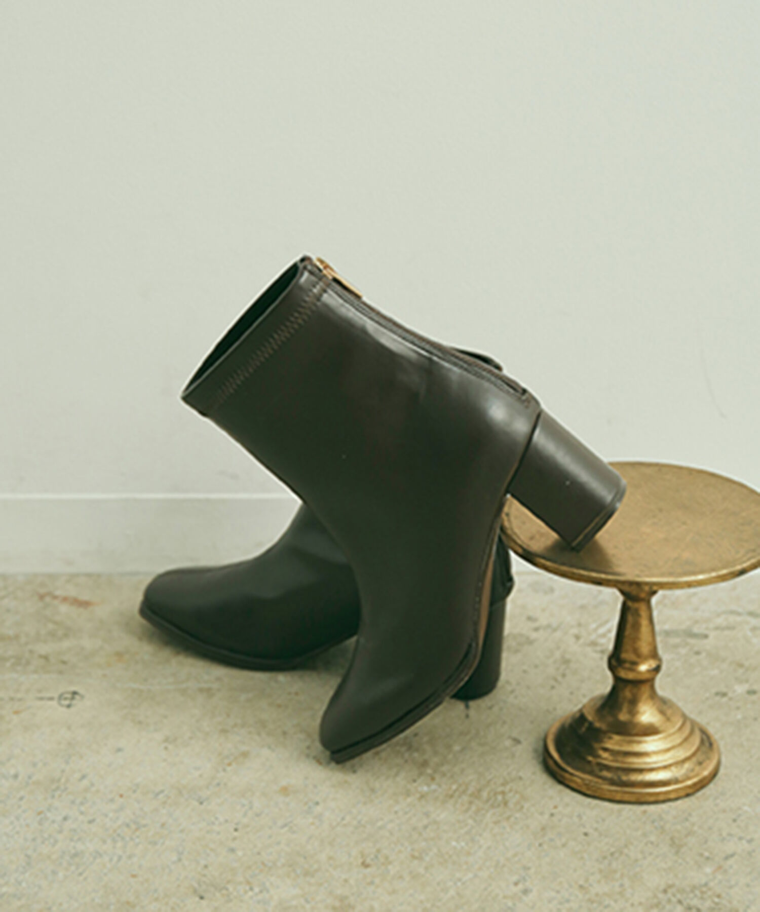 Juze「柔らかく足にフィット。スクエアトゥストレッチブーツ」|その他|