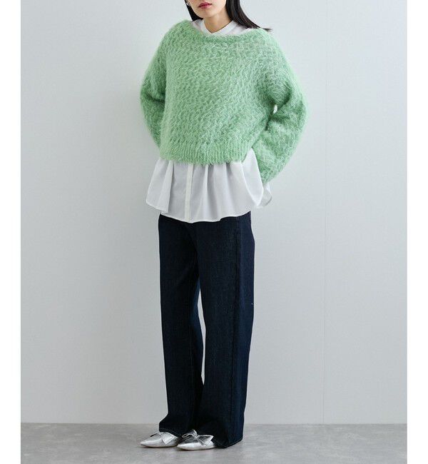 VIS「ハイウエストストレートデニム」|デニム|