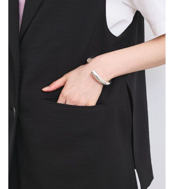 VIS「【セットアップ対応】サイド深スリットジレベスト」|ベスト・ジレ|