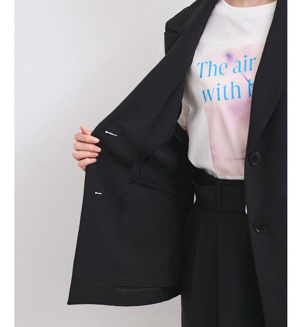 VIS「【セットアップ対応】サイド深スリットジレベスト」|ベスト・ジレ|