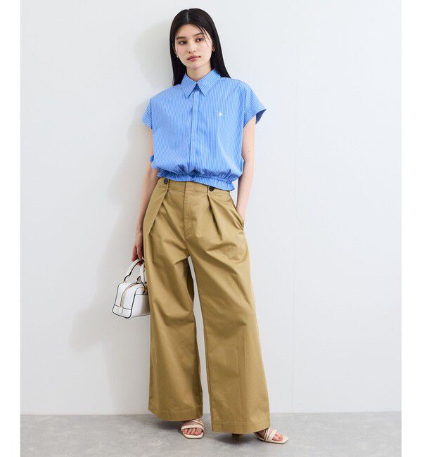 VIS「【洗える】マリンデザインバギーパンツ」|チノ|