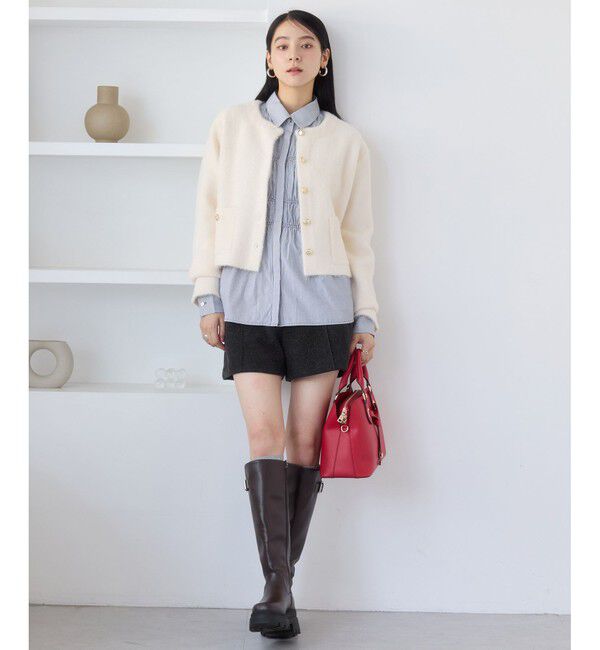 VIS「シャーリングデザインシャツ」|シャツ・ブラウス|