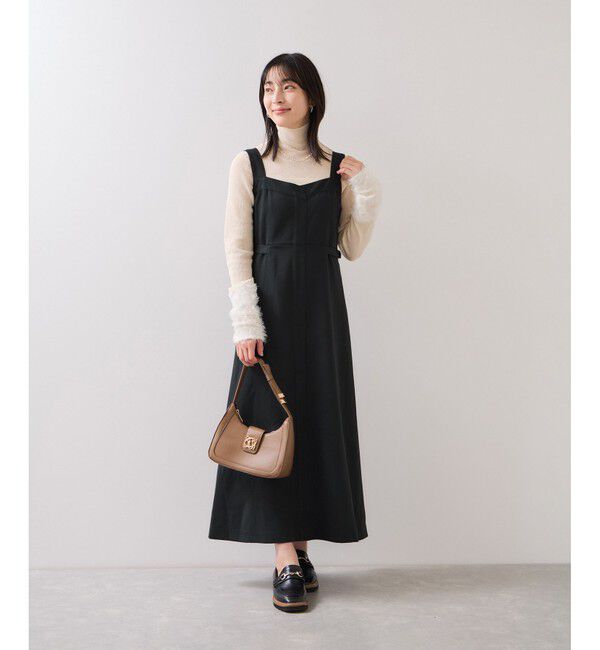 VIS「ウエストベルトジャンパースカート」|ワンピース|