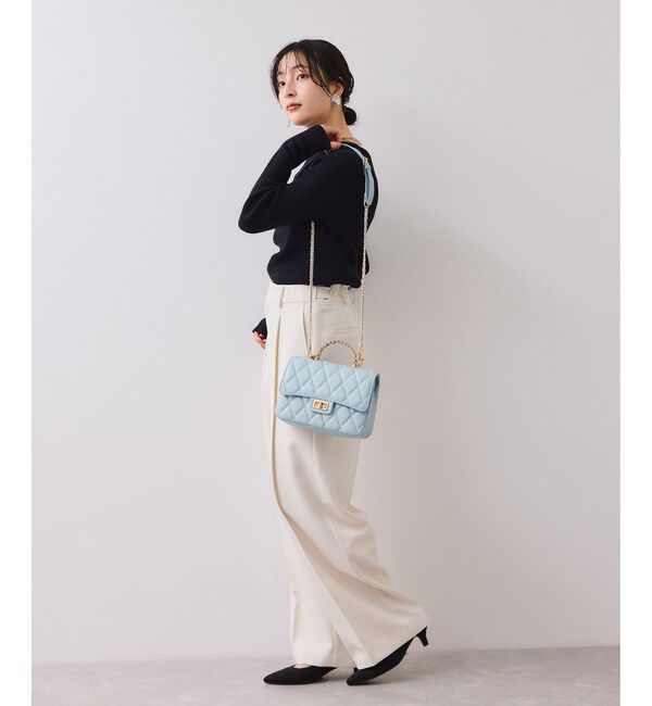 VIS「チェーンハンドルキルティングショルダーバッグ/2WAY・一部WEB限定カラー」|ショルダー・メッセンジャー|