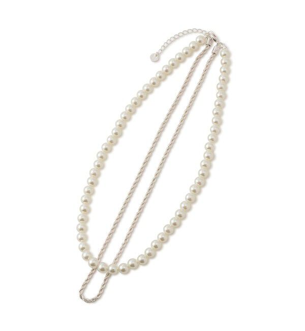 VIS「パール&times;チェーンネックレス」|ネックレス|