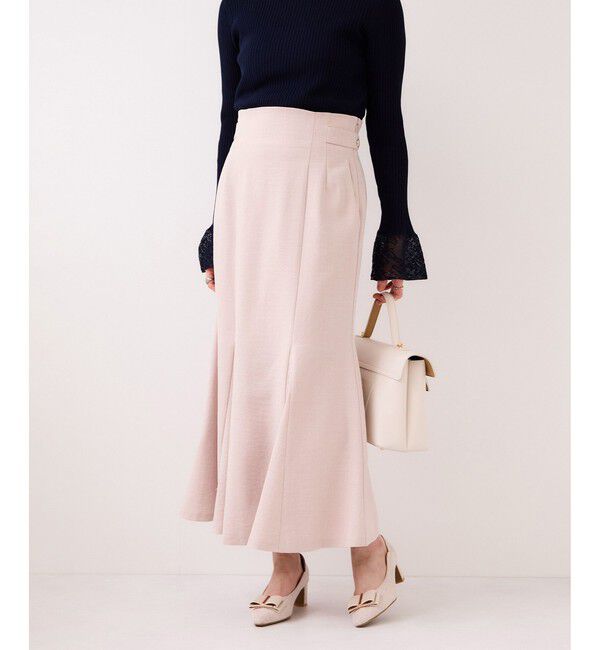 VIS「美easyリネンライクマーメイドスカート/イージーケア・接触冷感・セットアップ対応」|スカート|