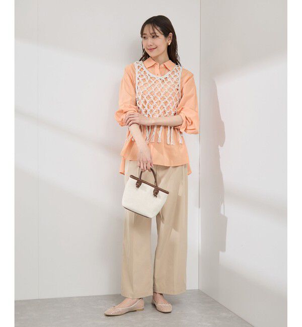 Rope&rsquo;Picnic「かぎ針ビスチェ&times;タンクトップセット」|ベスト・ジレ|